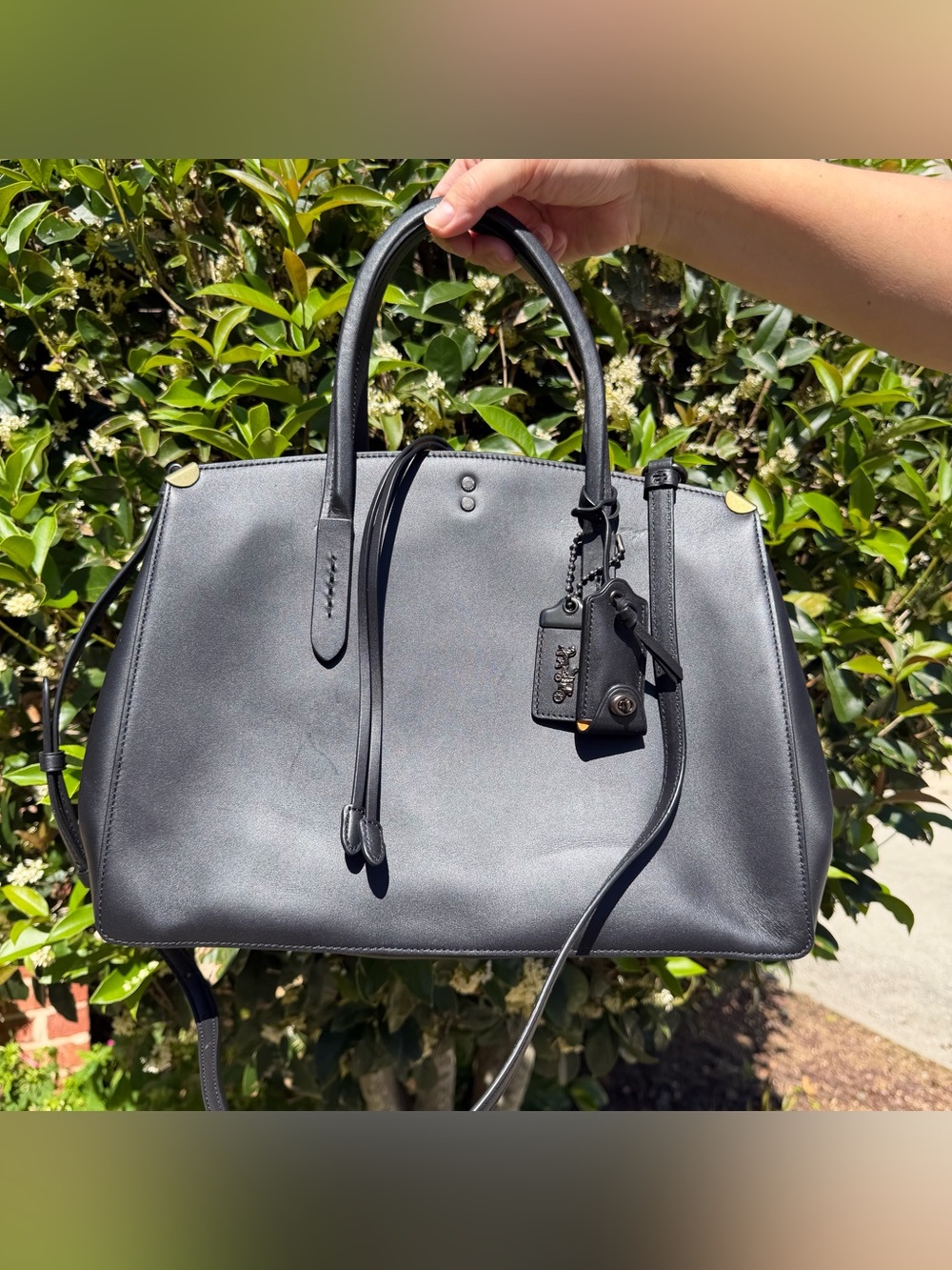 EUC COACH 1941 Glovetanned leather Cooper Carryall Satchel Tote Handbag 22821